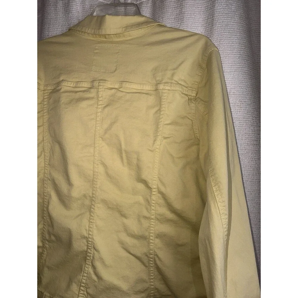 TALBOTS Denim Cut Jacket Top Size 20